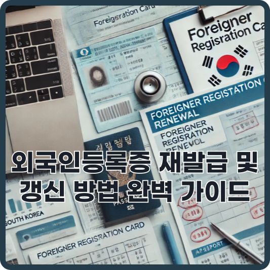 외국인등록증 재발급 및 갱신 방법 완벽 가이드