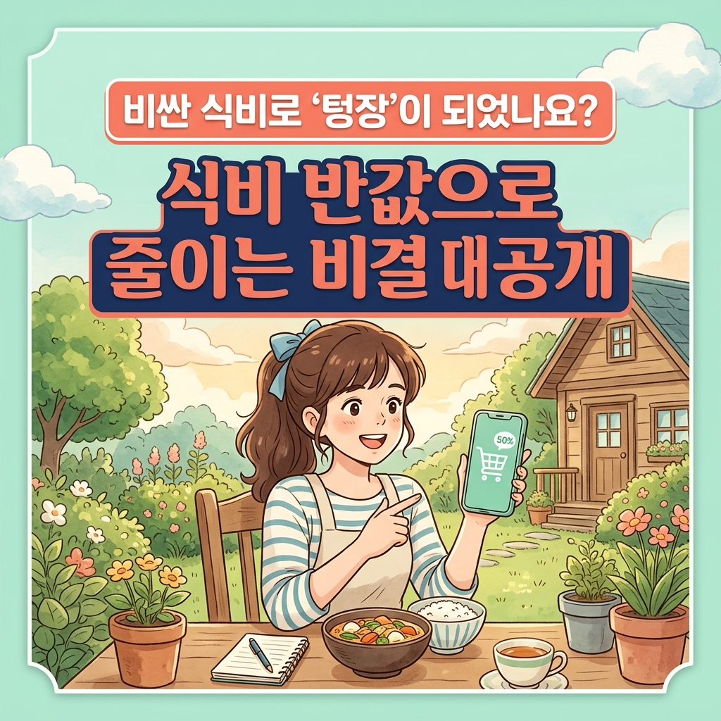 비싼 식비를 줄이는 스마트폰 앱 쇼핑 비법
