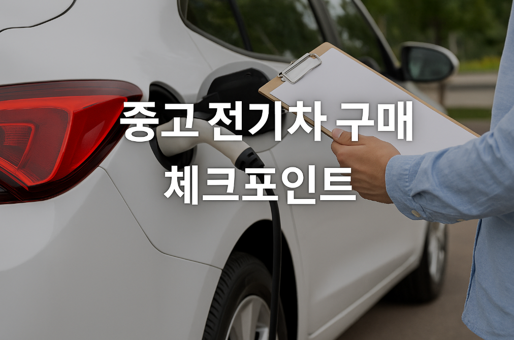 중고 전기차 구매 체크포인트