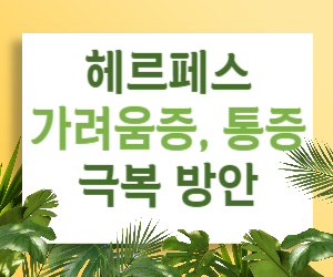 헤르페스&#44; 불편함 극복하기: 증상 완화 전략 대공개