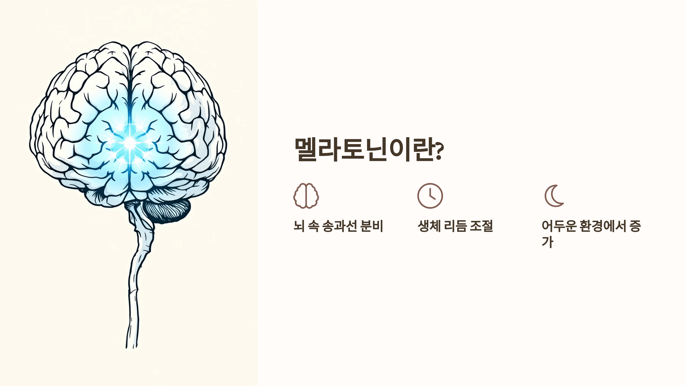 멜라토닌과 관련된 사진입니다.