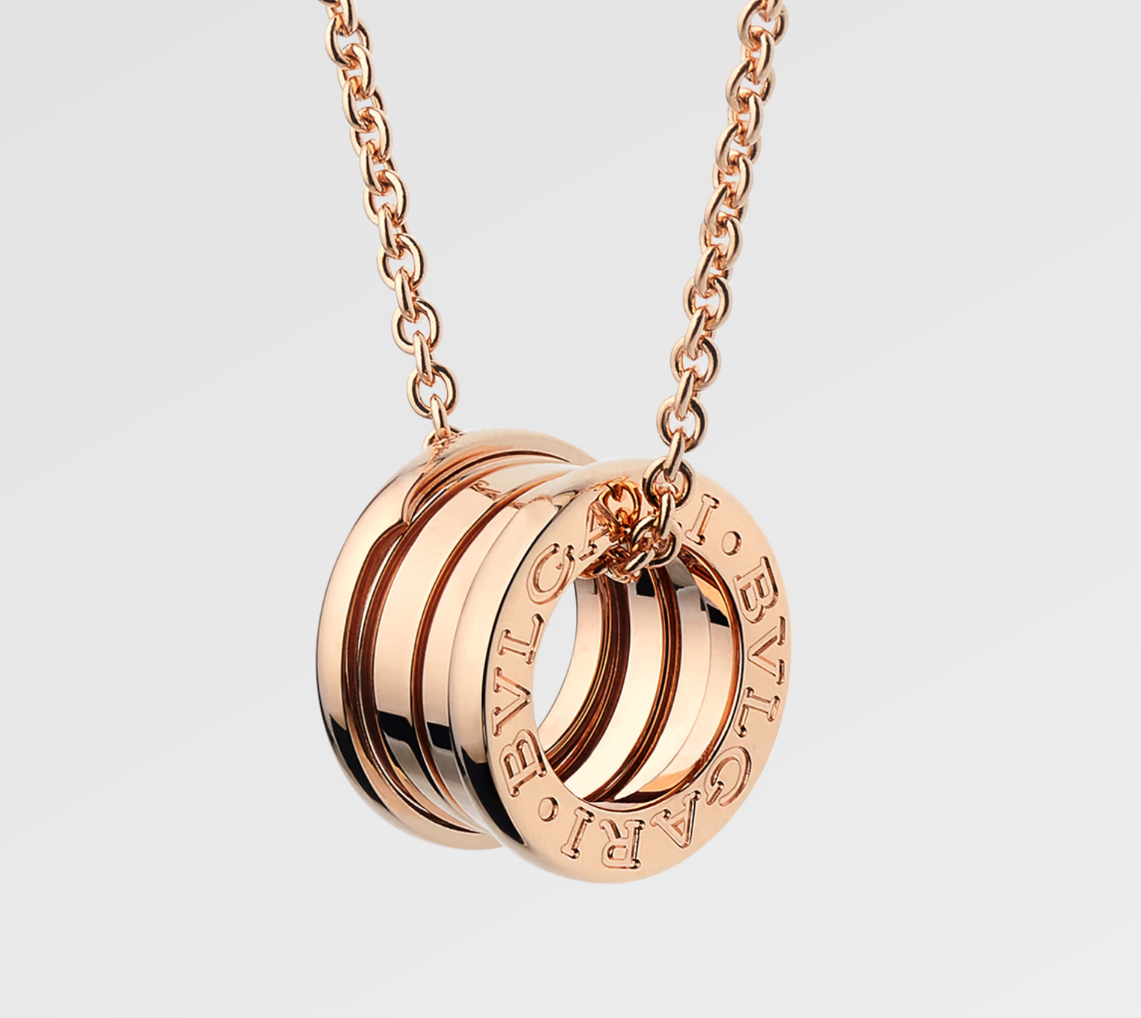 비제로원 네크리스. 18kt 로즈 골드 소재