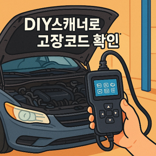 DIY스캐너로 자동차 고장코드 확인