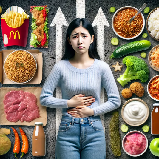 장 건강,발효 음식,장내 유익균,유해균,슈퍼 푸드,소화 불량