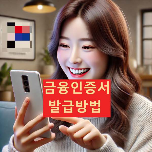 금융인증서 발급방법