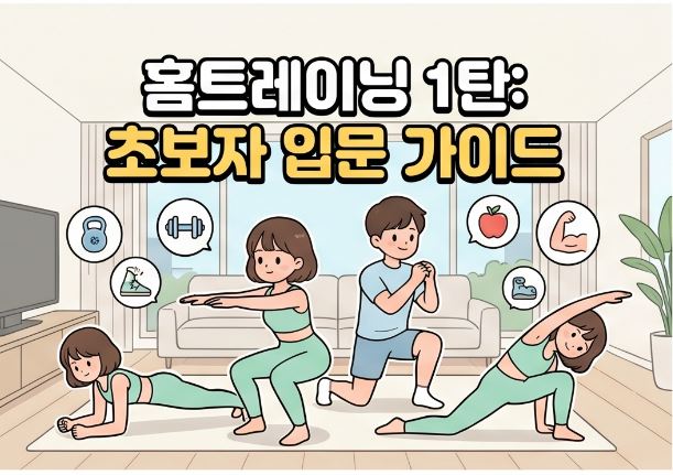 홈트레이닝 1탄 입문 돈 안 드는 홈트레이닝, 집에서 시작하는 초보자 맞춤형 루틴