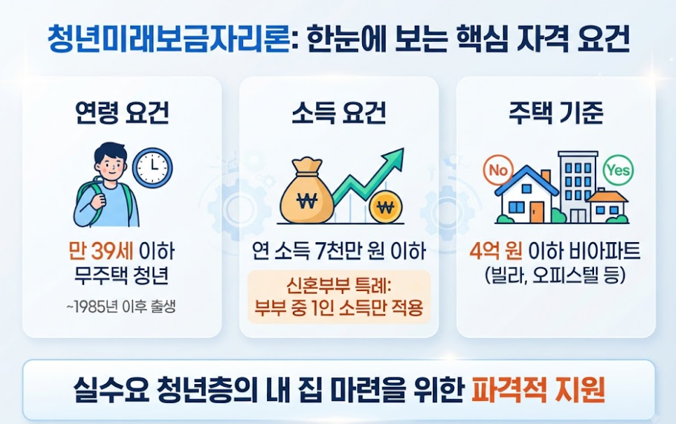 청년미래보금자리론 대상 자격