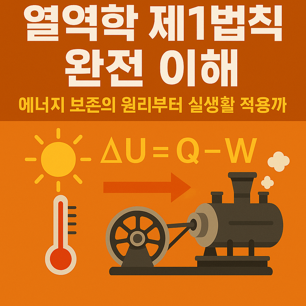 열역학 제1법칙 완전 이해: 에너지 보존의 원리부터 실생활 적용까지