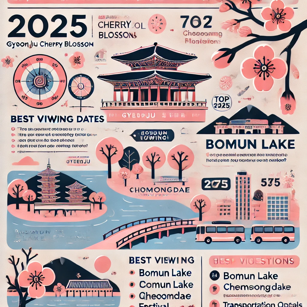 2025 경주 벚꽃 여행 가이드 🌸