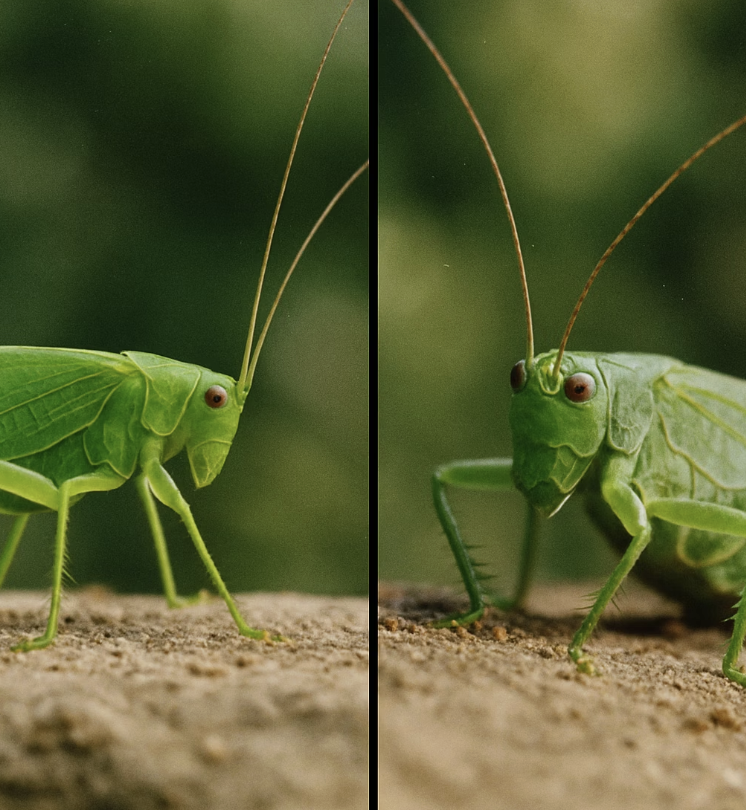날베짱이와 여치는 어떻게 다를까?