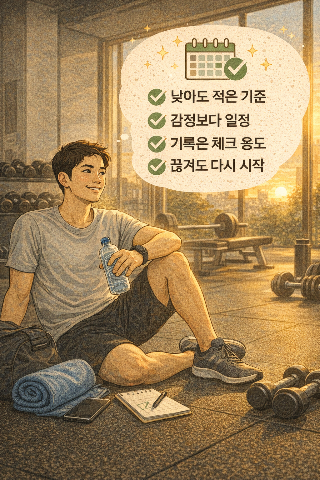 운동이 꾸준함, 자기 통제를 키우는 이유