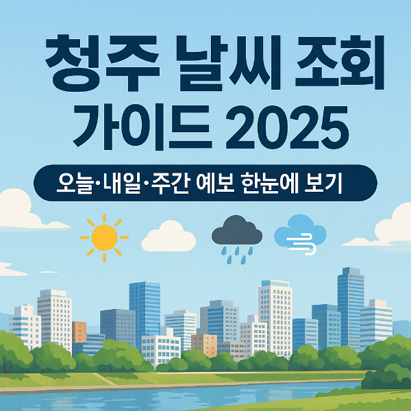 청주 날씨 조회