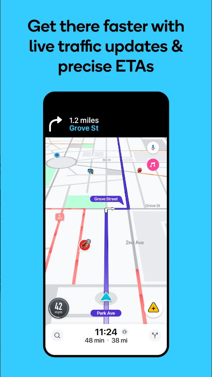 Waze(웨이즈), GPS, 실시간 교통정보와 소셜 네트워크 기반 네비게이션, 교통 체증을 피하는 방법