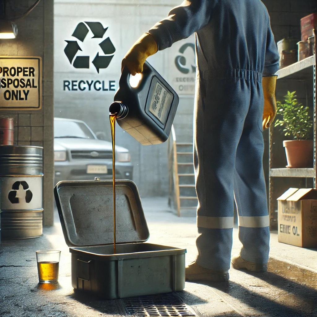 엔진오일 버리는법