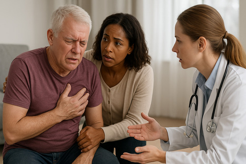 가슴통증 응급처치 사진