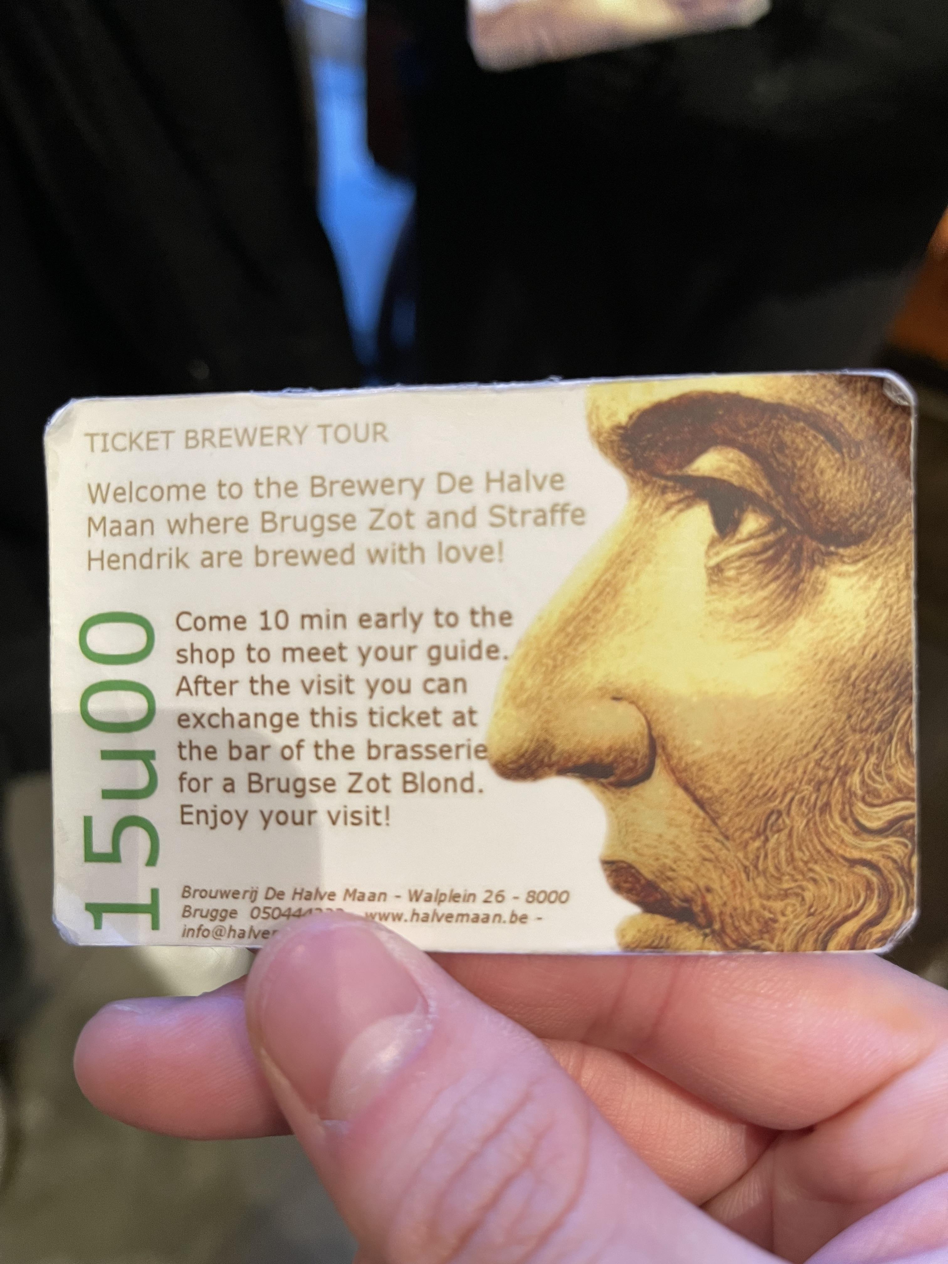 De Halve Maan 양조장 투어 티켓