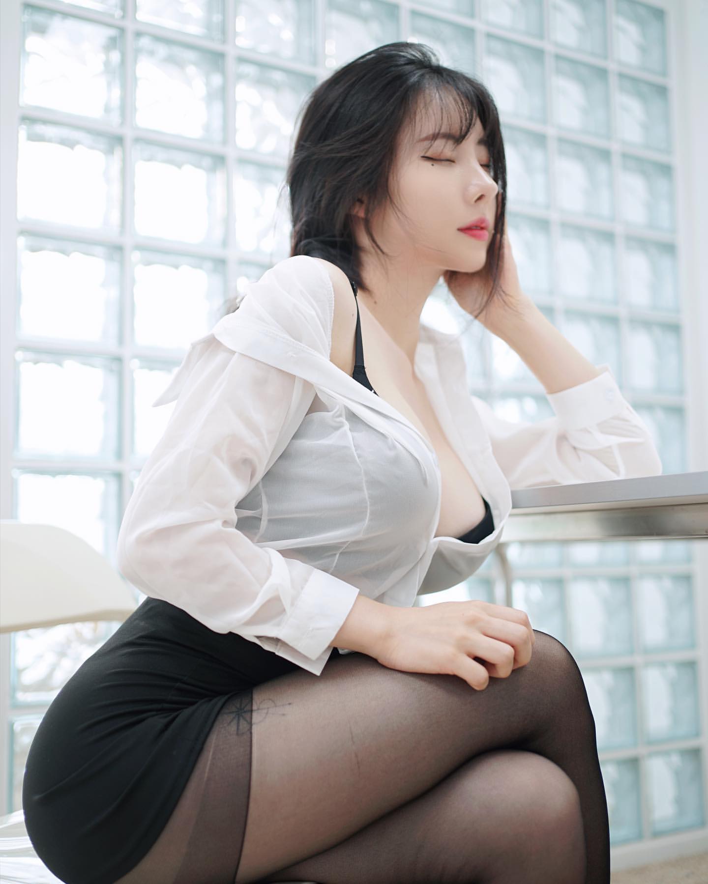 피부가 하얀 아프리카TV 김우유님