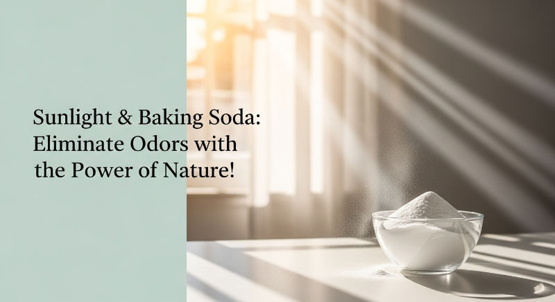 자연의 힘으로 냄새 제거!