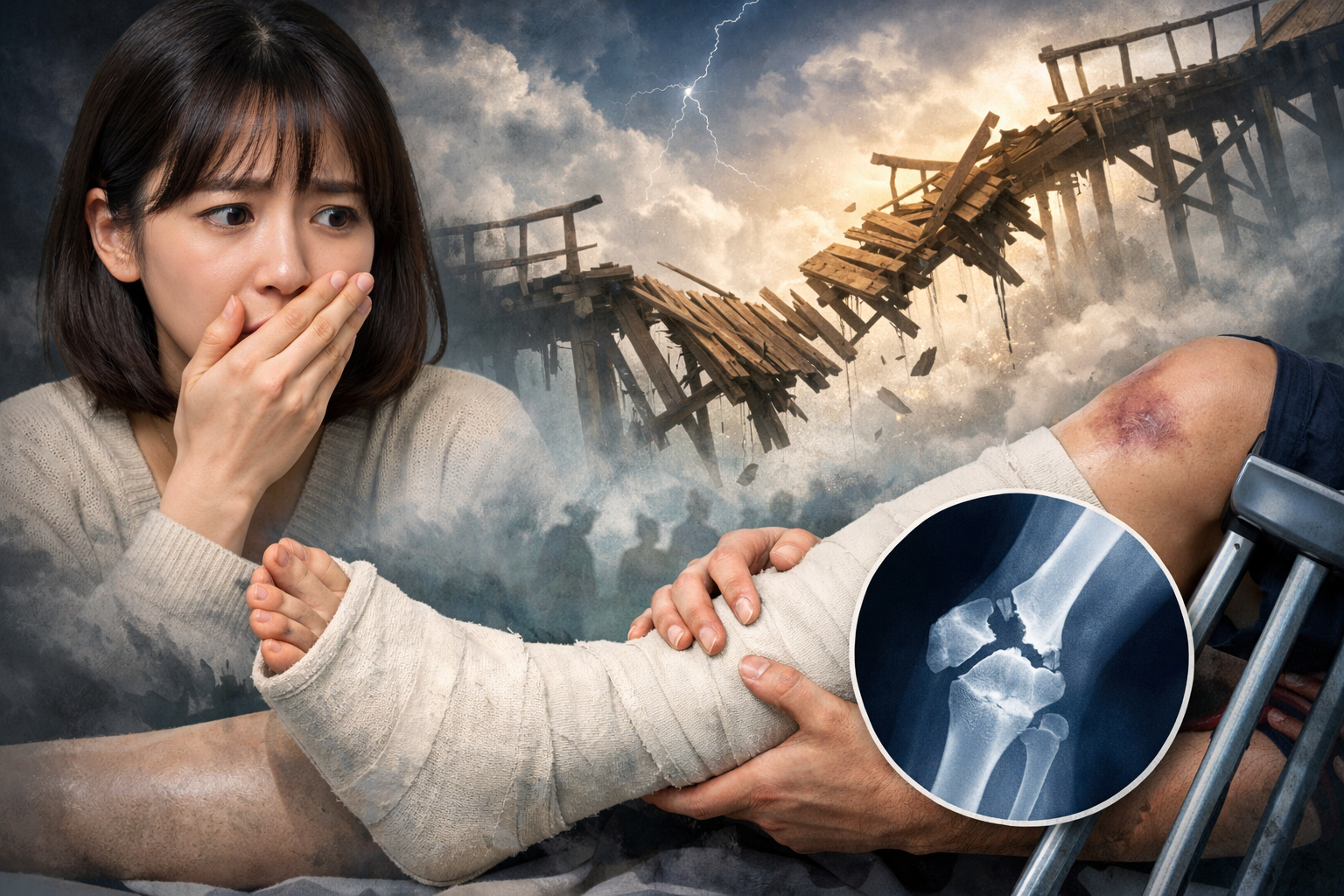 다리 다치는 꿈