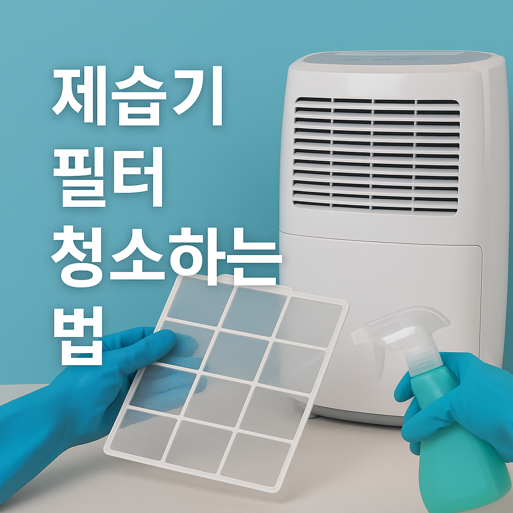 제습기 필터 청소하는 법