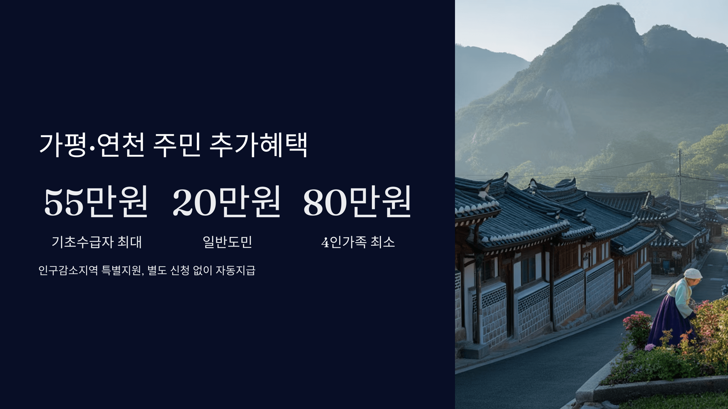 가평·연천 주민 추가 지원