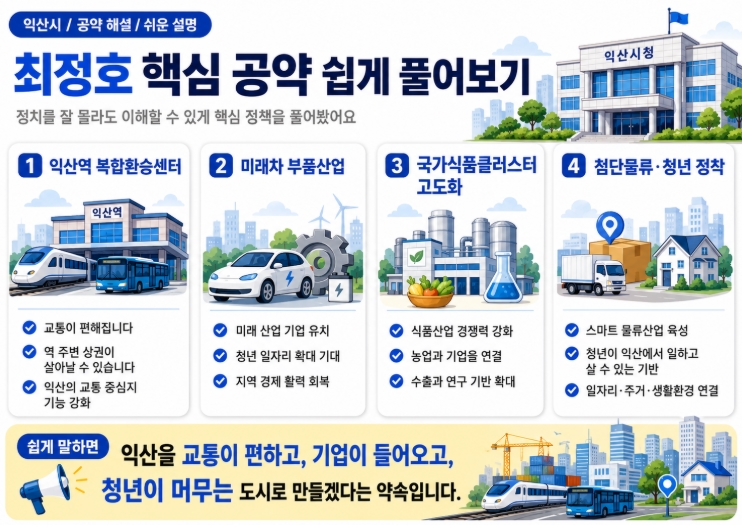 익산시장 당선자 최정호 프로필 공약 총정리