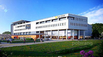 국립 소방병원 전면 배치도