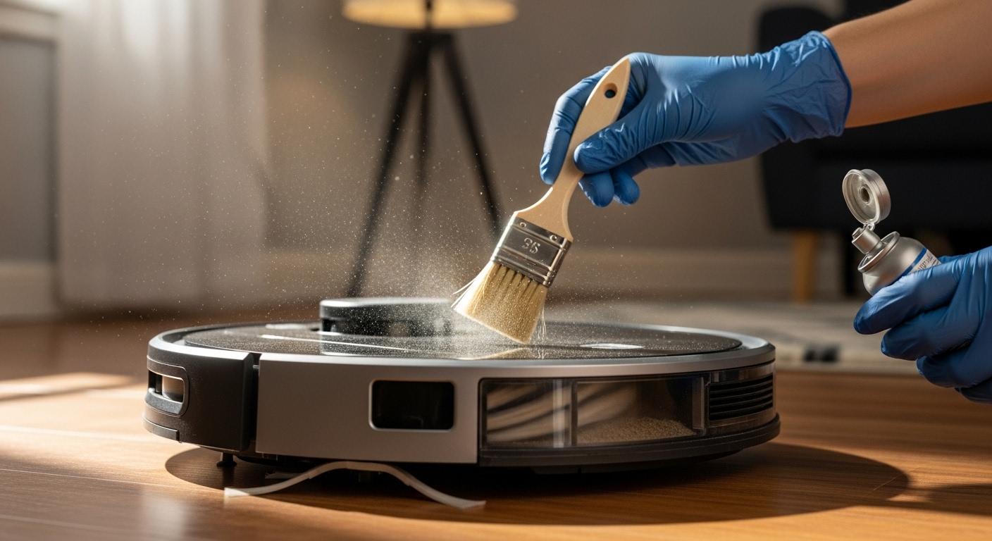 배터리 자동 먼지비움 로봇청소기 관리 방법