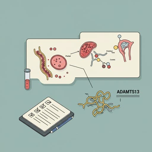 TTP에서 재조합 ADAMTS13과 재발 예측