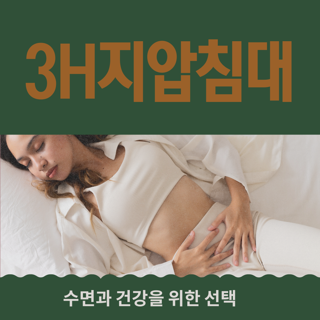 3H 지압 침대 수면과 건강을 위한 선택
