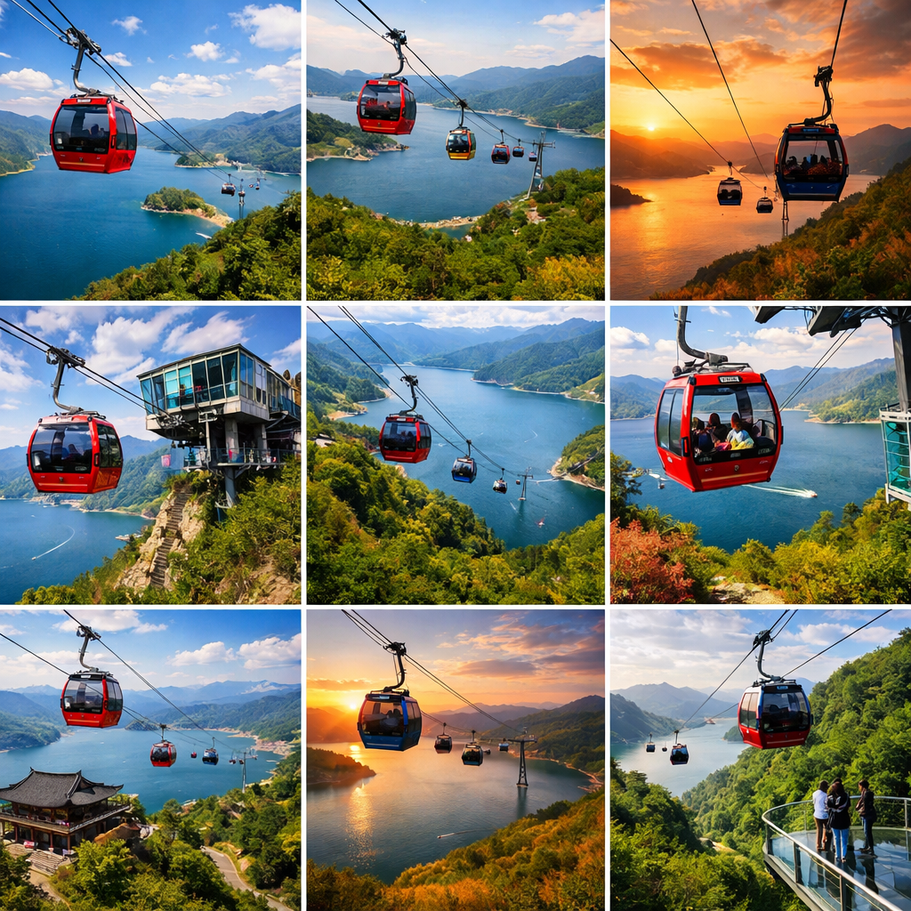 청풍호반 케이블카와 주변 명소