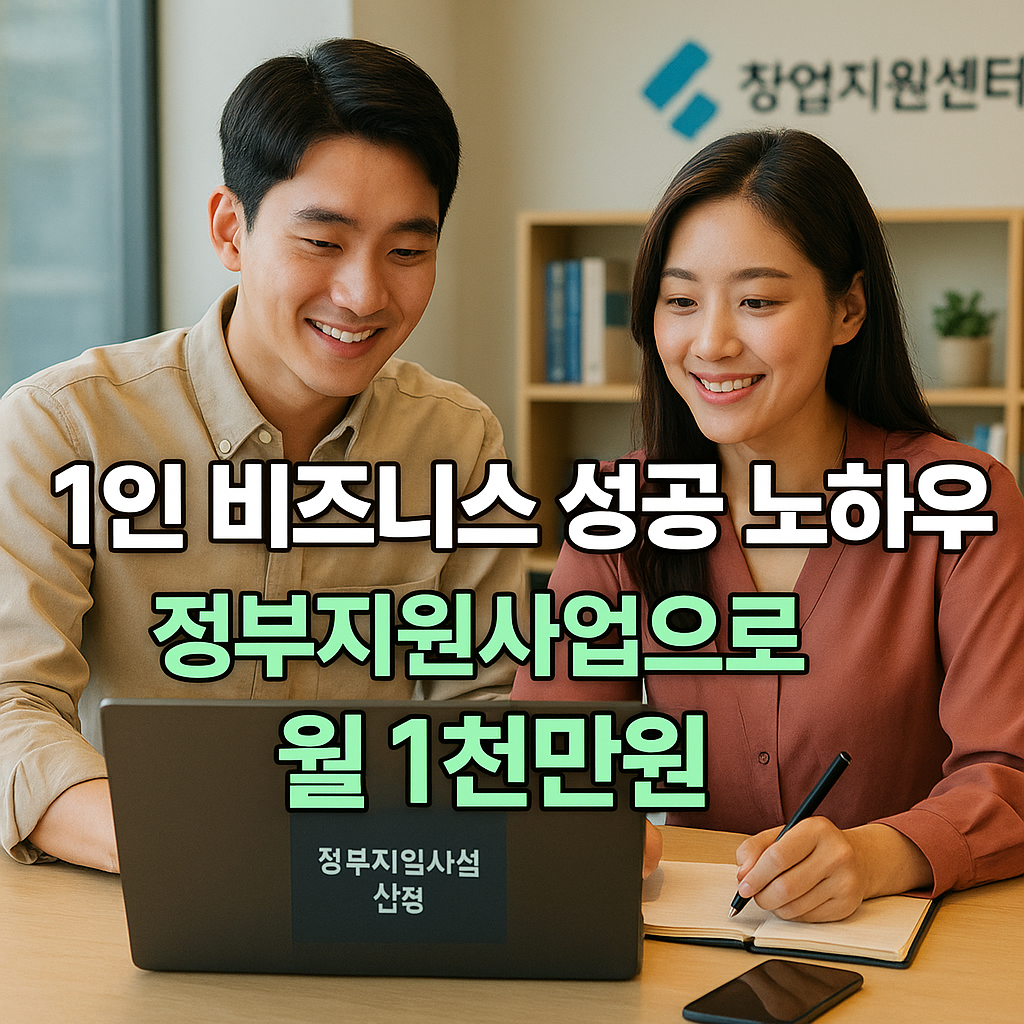 정부지원사업 신청 준비