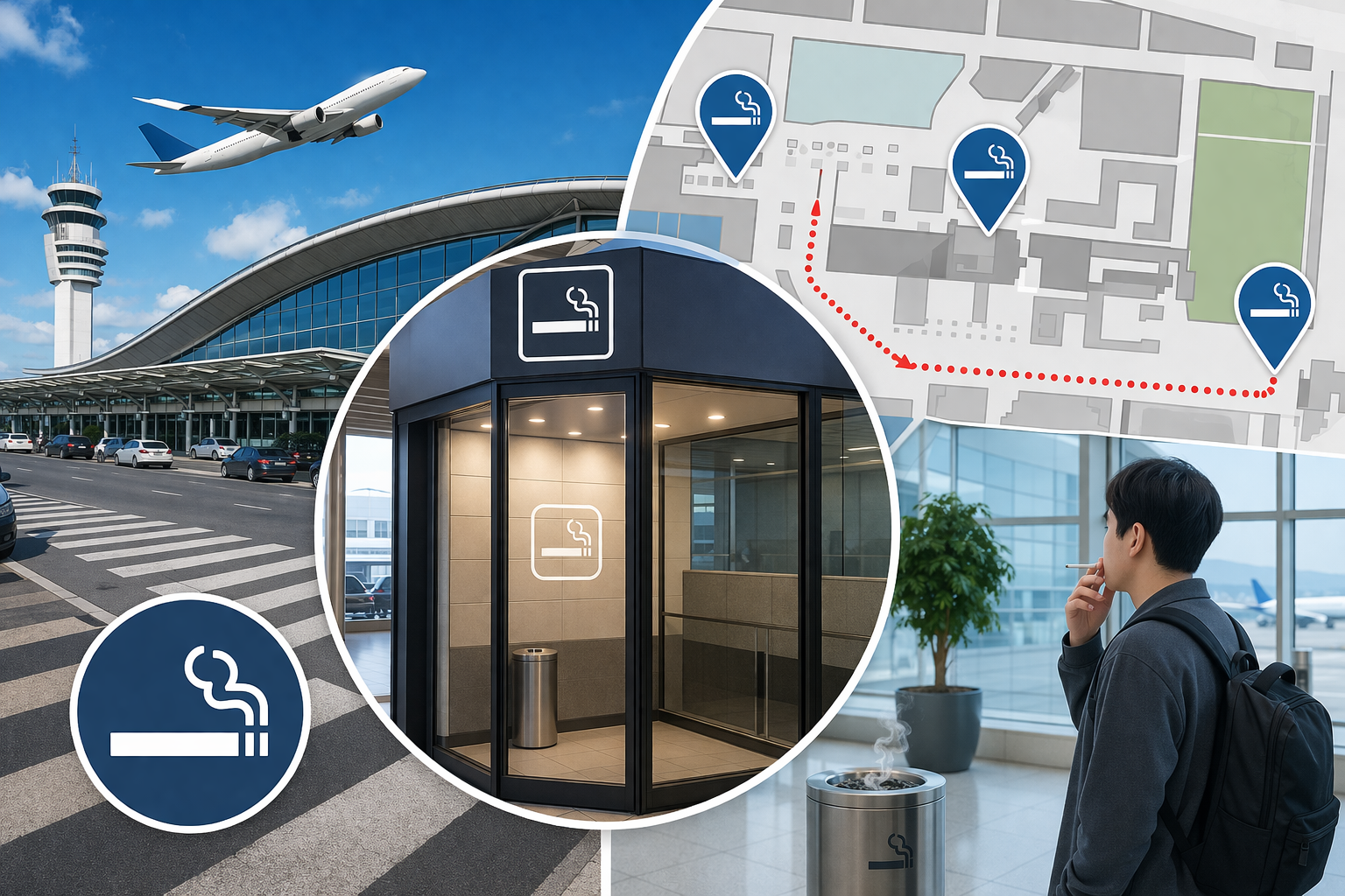 대구공항 흡연실 위치 완벽 정리|출국 전 필수 확인 (흡연구역 지도·꿀팁까지 총정리) 관련 사진