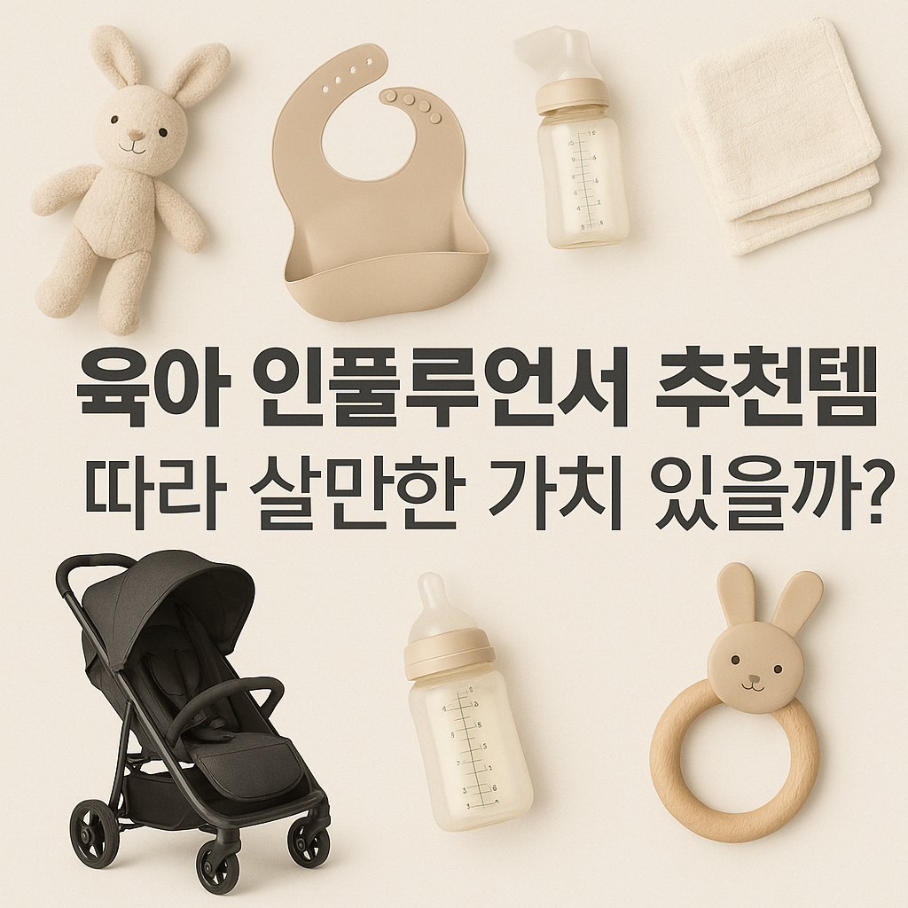 아기용품들 사진