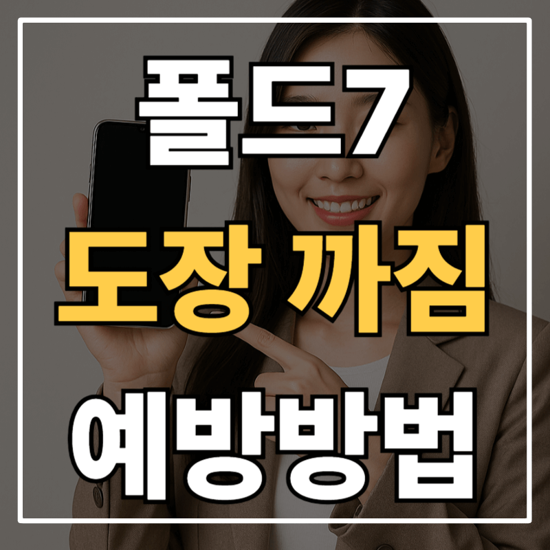 갤럭시 폴드7 도장 벗겨짐 까짐 원인과 예방방법 ❘ 접지충전기 필수 이유