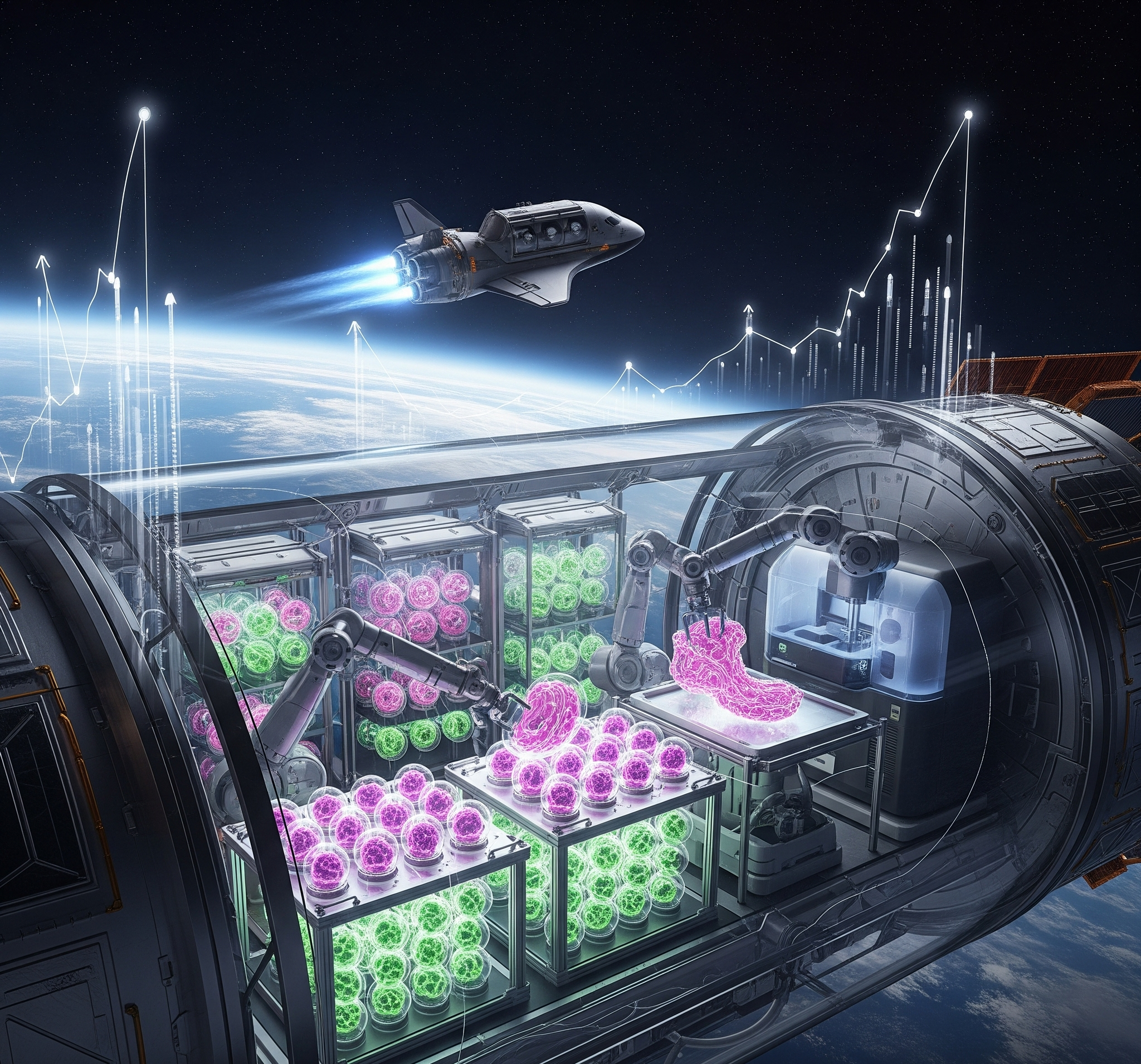 우주 줄기세포 산업의 개척자들: 혁신 기업들의 도전과 미래