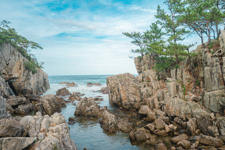 부남 해변 돌 전경