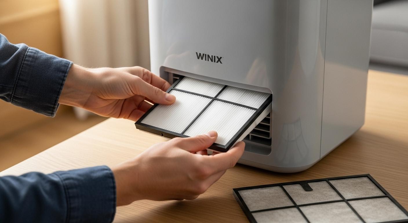 위닉스 제습기 필터 교체