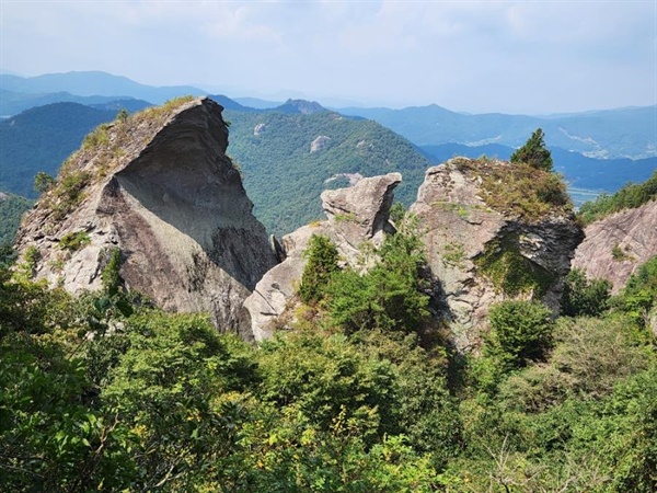 오봉산 등산지도