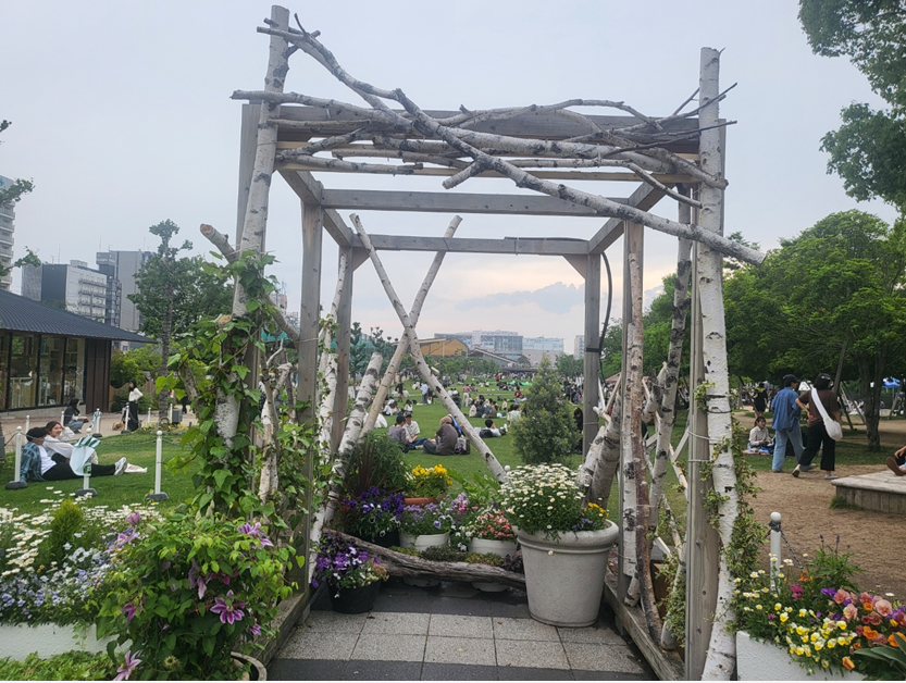 텐시바공원의 피크닉