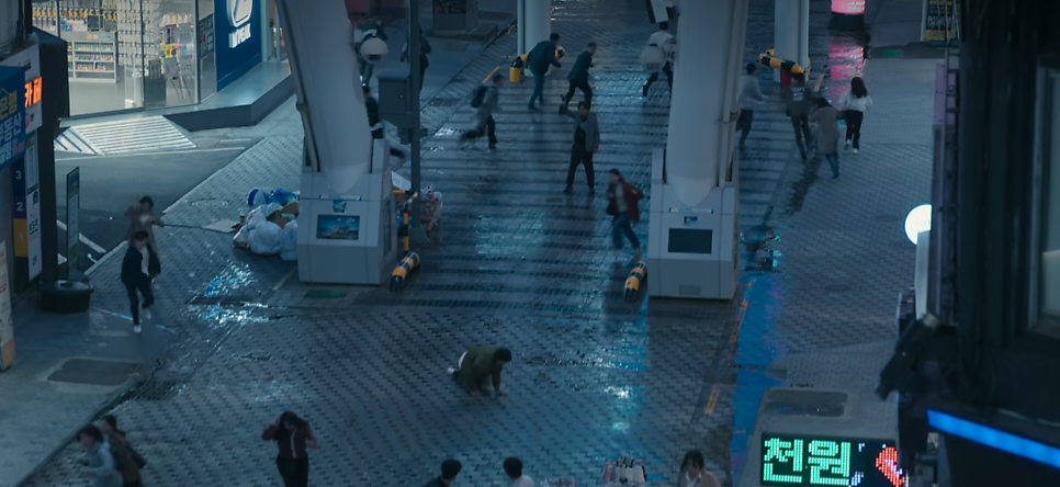 드라마 장면/ 스카이로드 상가 거리