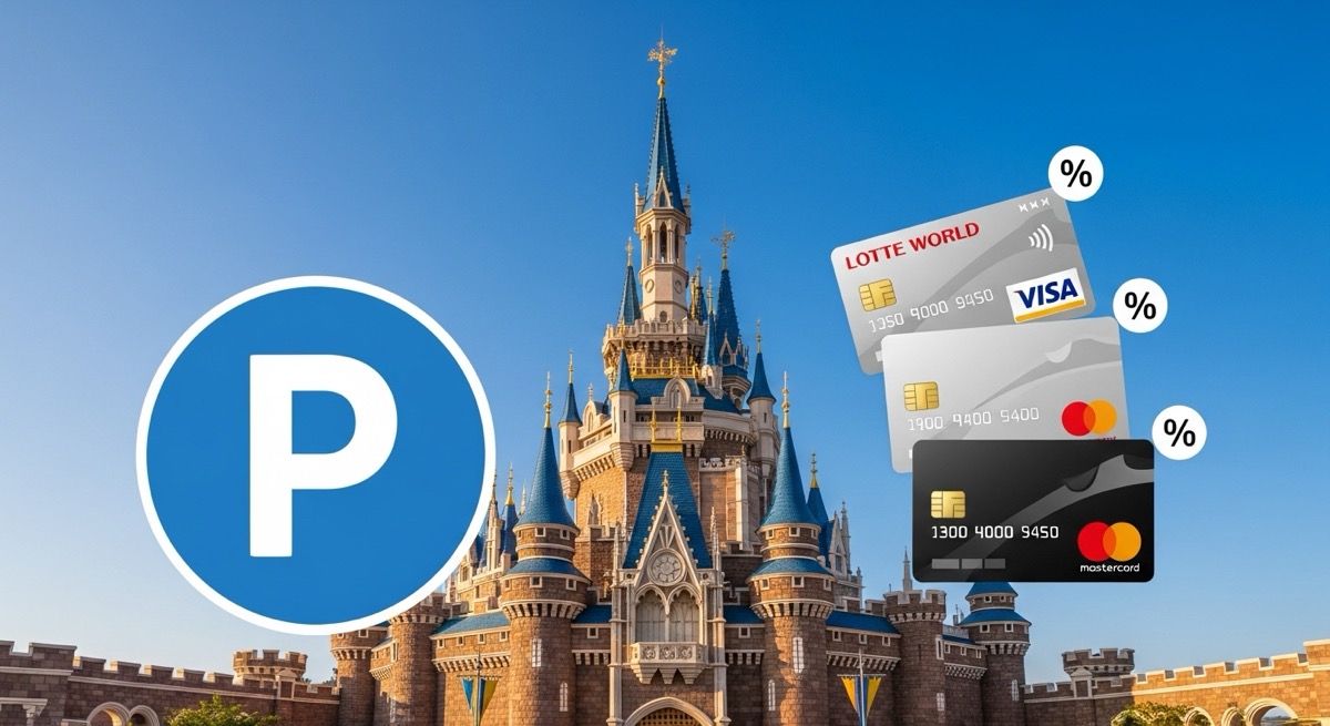 부산 롯데월드 방문 시 필수 정보인 주차 요금 할인과 제휴 카드 혜택