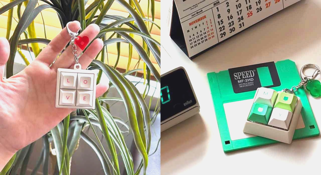 나만의 키보드 키링을 커스텀으로 제작할 수 있다. [ⓒ인스타그램 myong.zyong]
