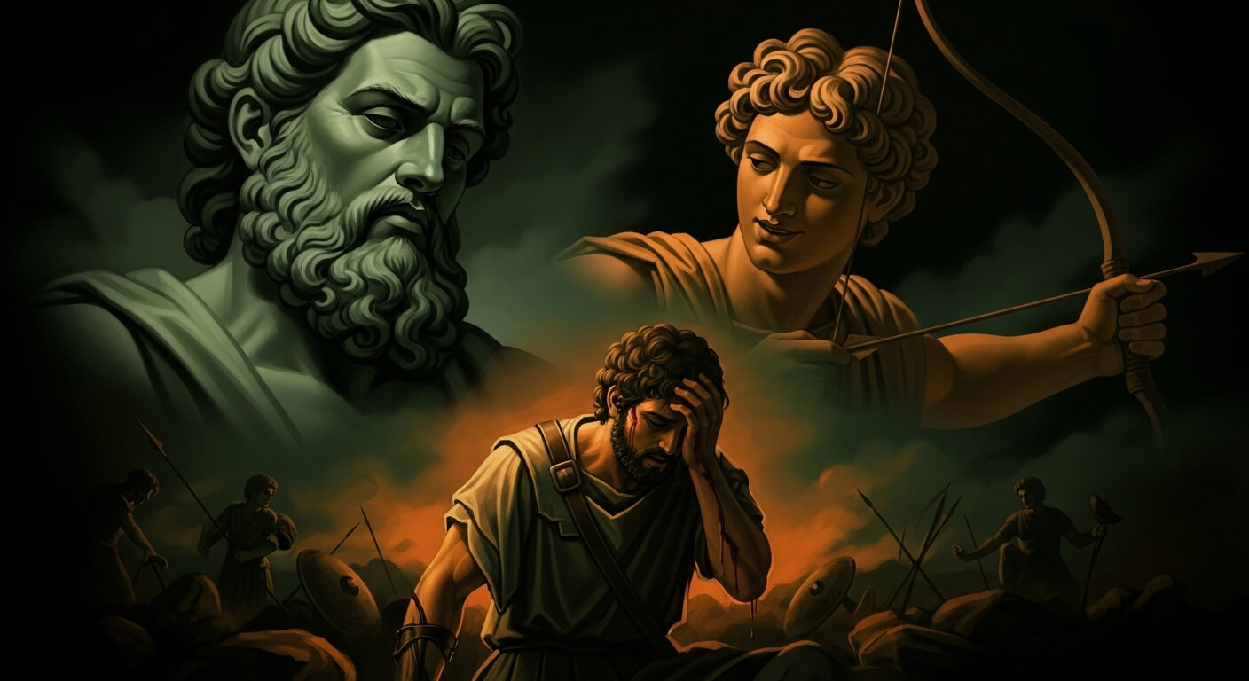 일리아드 신의 조롱 분석 (제우스, 아폴론, 인간) 관련 사진