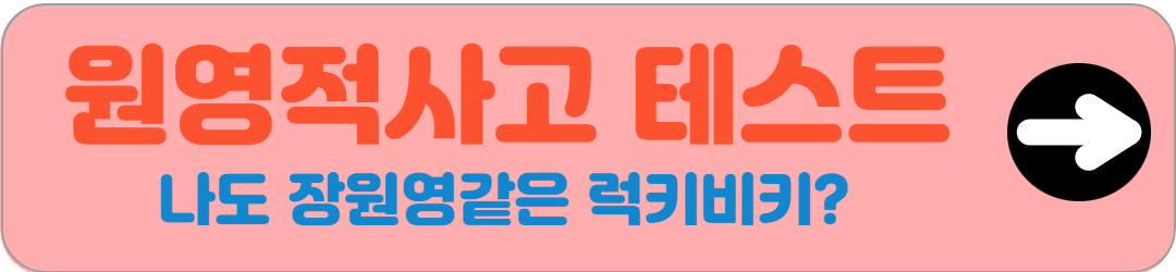 원영적사고 테스트