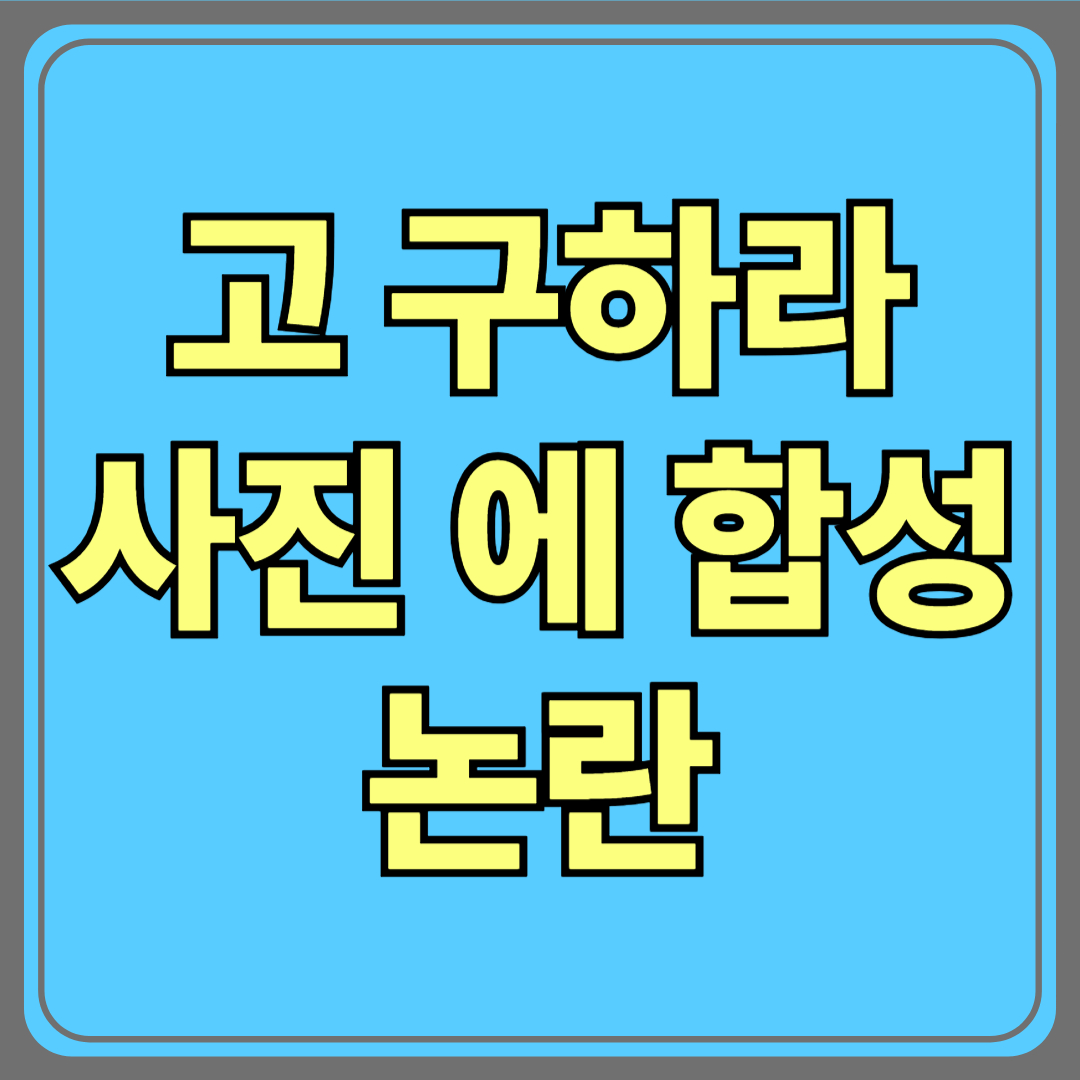 고 구하라 사진에 '관짝 합성'? 일본 걸그룹 f5ve의 무개념 마케팅 논란