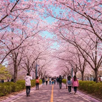 봄꽃 여행지 베스트10 벚꽃 유채 튤립 명소와 걷기 좋은 코스_5