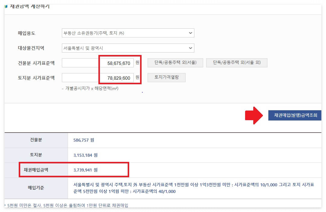 소유권이전등기 서류 준비- 국민주택채권&#44; 등기신청수수료 납부 방법