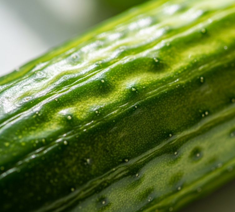 녹색 오이 껍질