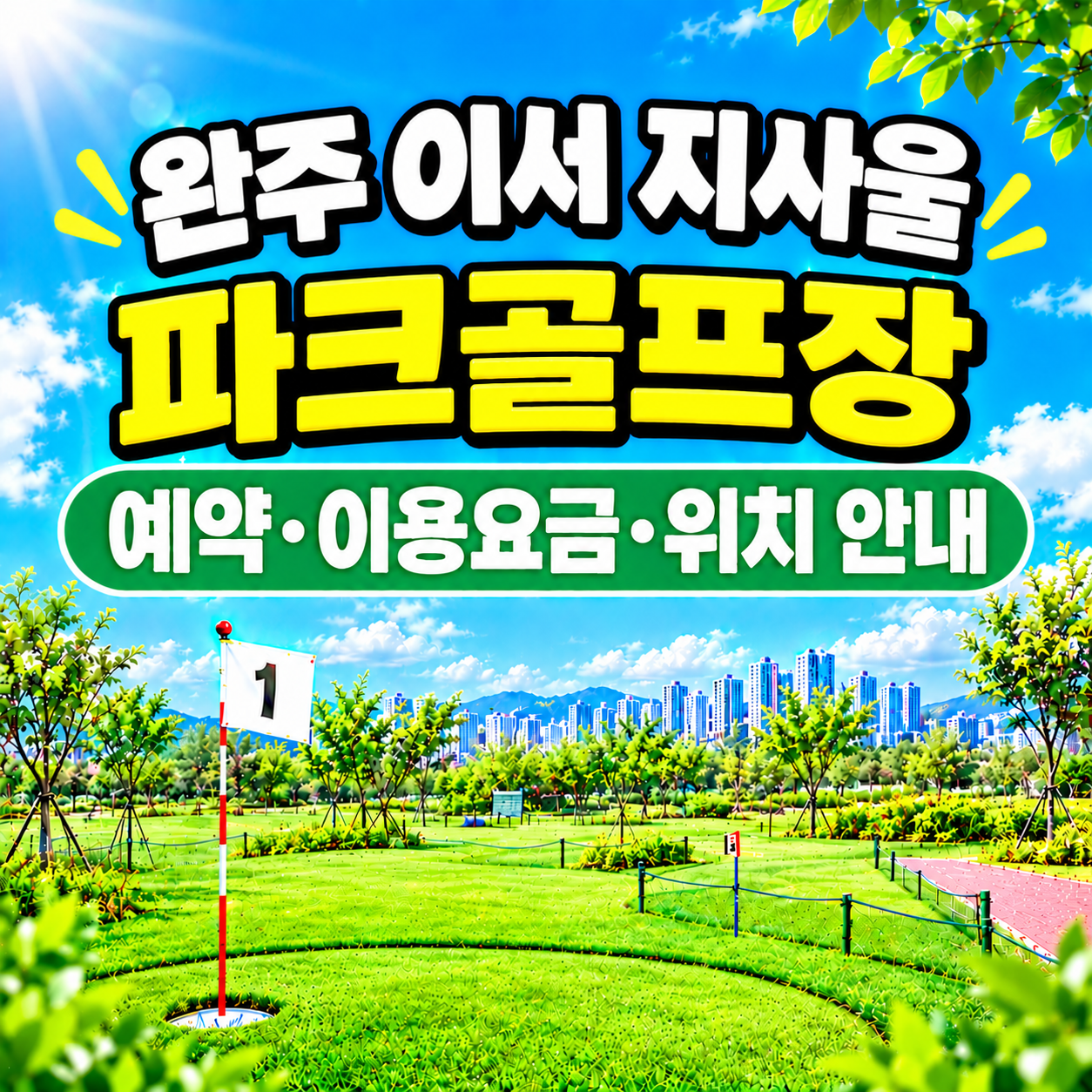 이서 지사울 파크골프장 이용 가이드 ❘ 예약방법&middot;이용요금&middot;운영시간 완벽 정리